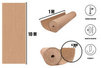 Korkkirulla 4mm (10mx1m) - keskirakeinen - 2