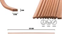 Korkki Liikuntasauma nauhat 925x16x5mm - 4