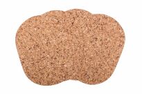 Korkkia lasinaluset soikea pieni 30 / 22cm koriste-setti 4 kpl - 3